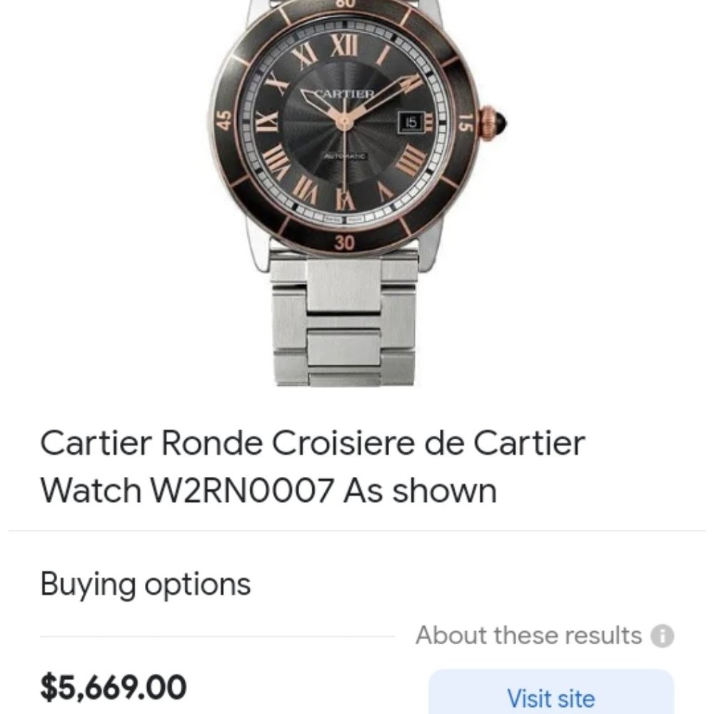 Cartier ronde croisiere